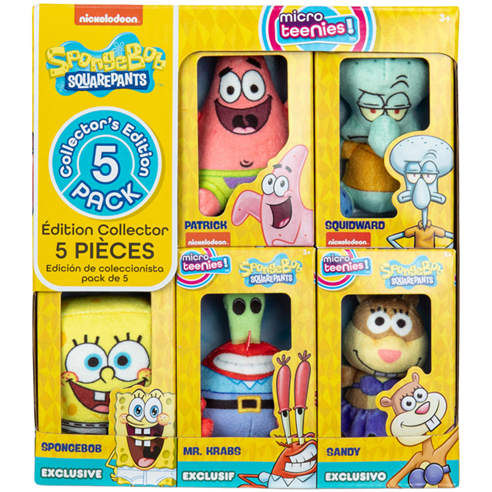 Micro Teenies Spongebob Squarepants 5-Pack
