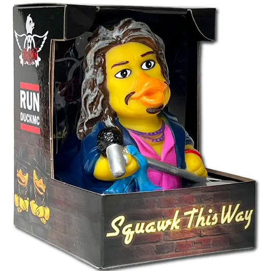 CelebriDucks - Steven Tyler Aerosmith / Squawk This Way Boxed Rubber Duck