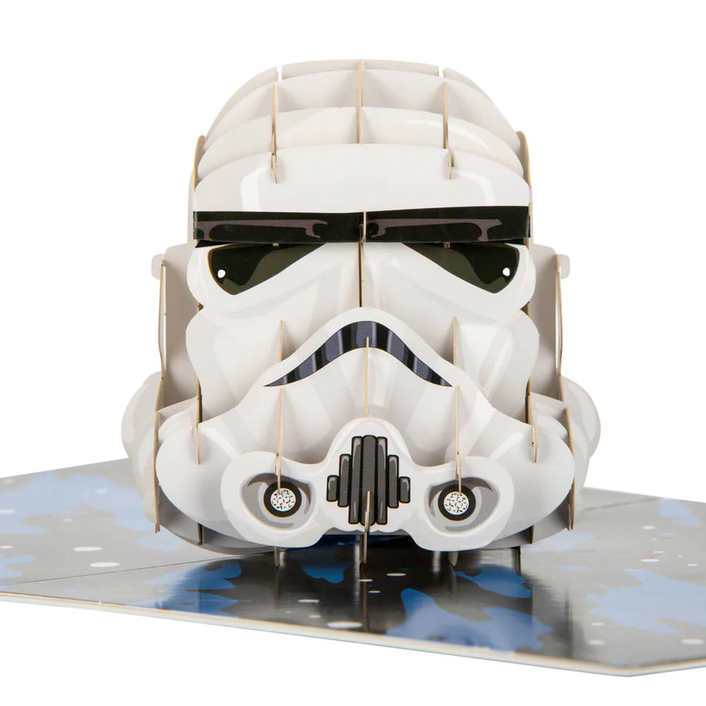 Stormtrooper Helmet Pop Up Card - Greetings Card