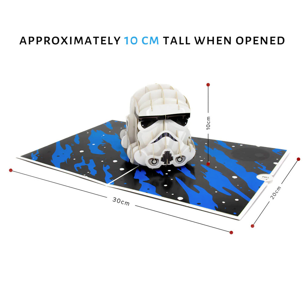 Stormtrooper Helmet Pop Up Card - Greetings Card