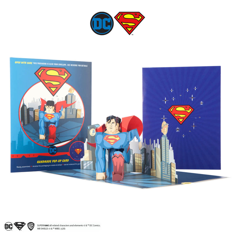 Superman Pop Up Card - Greetings Card