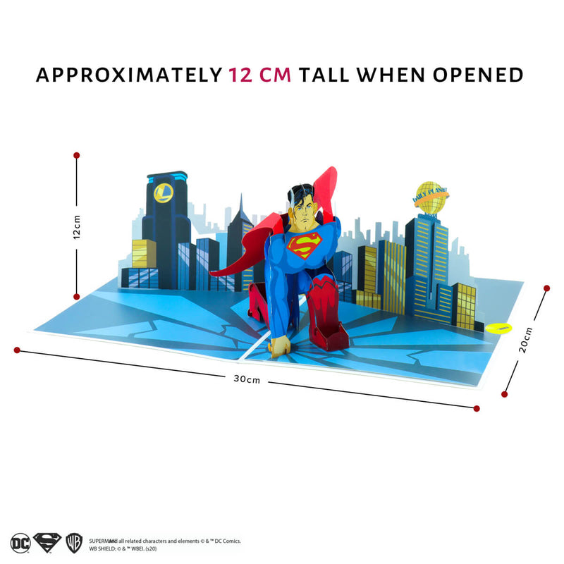 Superman Pop Up Card - Greetings Card