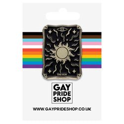 Image of Tarot - The Sun Metal & Enamel Pin