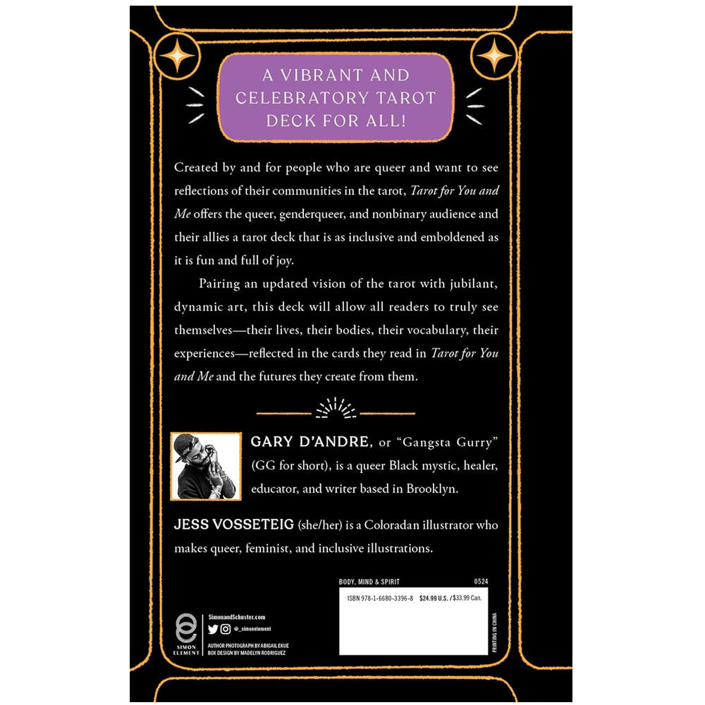 Tarot for You and Me - A Queer Deck and Guidebook