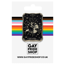 Image of Tarot - The Lovers Metal & Enamel Pin