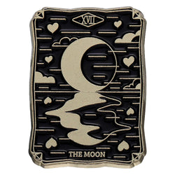 Image of Tarot - The Moon Metal & Enamel Pin