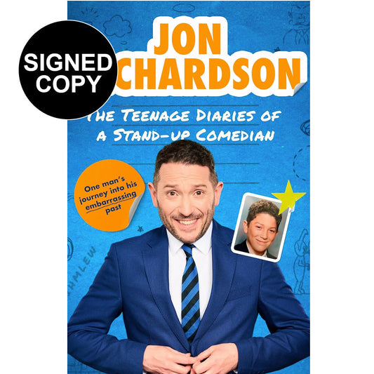 Jon Richardson -  The Teenage Diaries of a Stand-Up Comedian (Signed Copy)