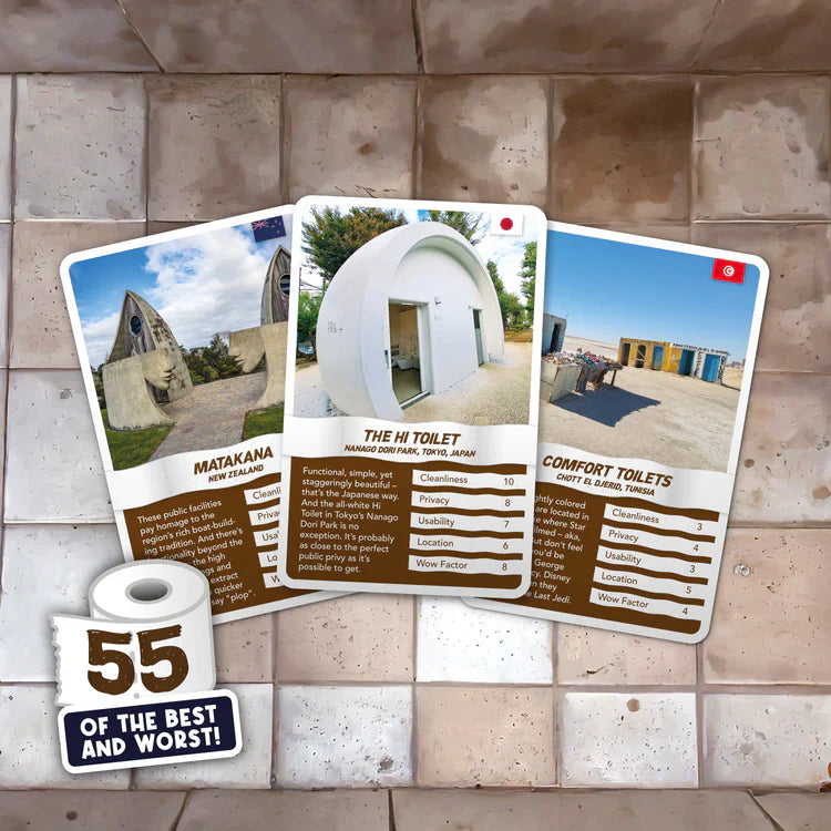 Top Toilets Card Game