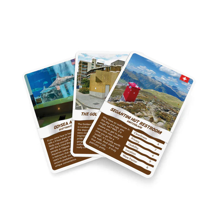 Top Toilets Card Game