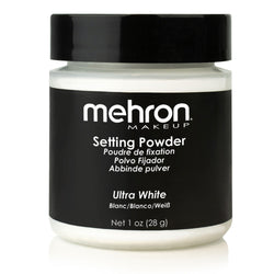 Image of Mehron Setting Powder Ultrafine Shaker White 1oz