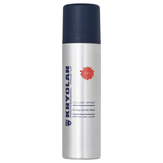 Kryolan Colour Spray - Light Red/Vermillion Red (D31)