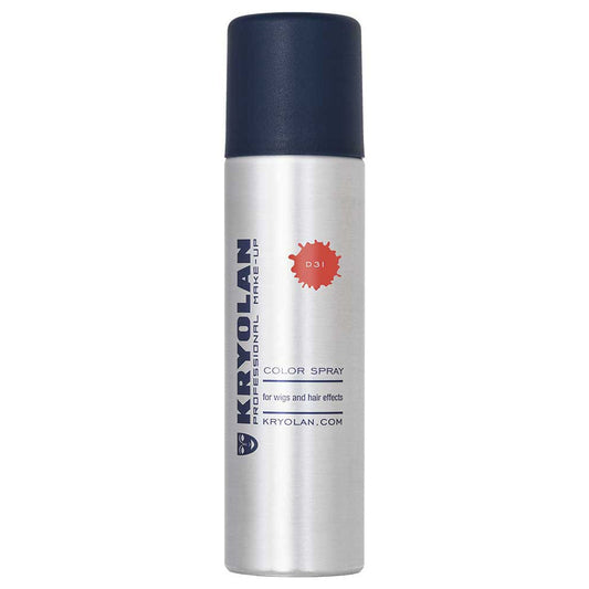 Kryolan Colour Spray - Light Red/Vermillion Red (D31)