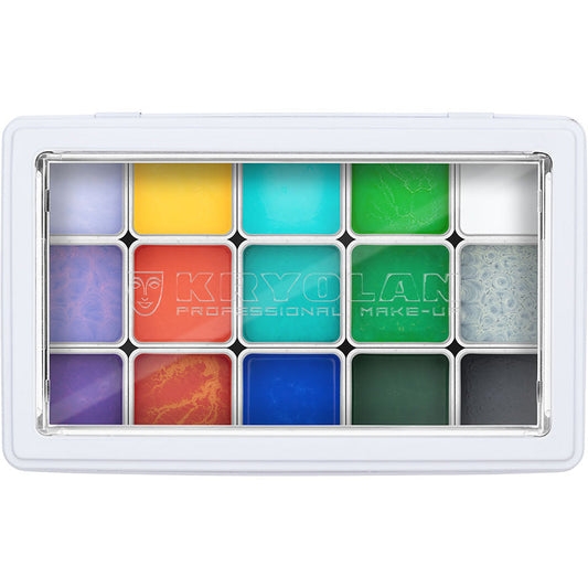Kryolan FX Design Color Palette 15 Colors - Vivid