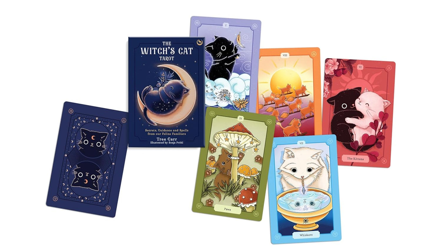 The Witch's Cat Tarot Deck & Guidebook