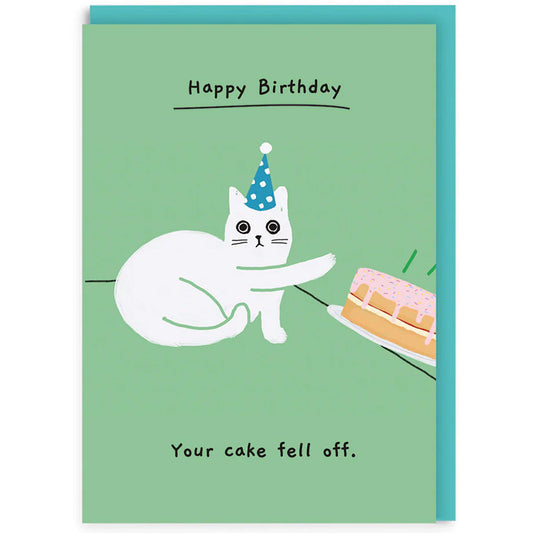Happy Birthday Your Cake Fell Off - Birthday Card