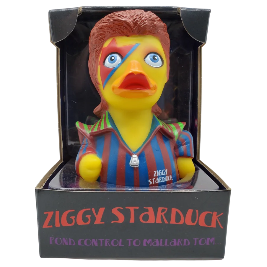 CelebriDucks - David Bowie / Ziggy Starduck Boxed Rubber Duck